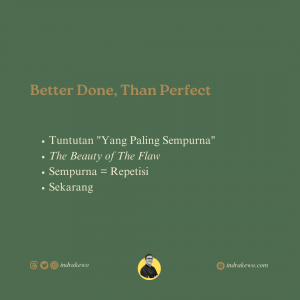 Read more about the article Better Done, Than Perfect