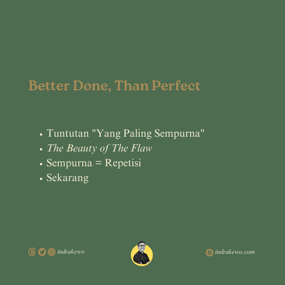Read more about the article Better Done, Than Perfect